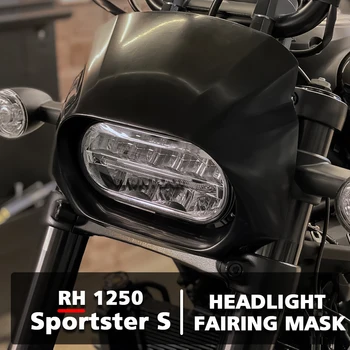 Sportster S için Ön Maske Far Fairing Kapak RH1250 Kafa ışık Maskesi Far Fairing Motosiklet Fairing 2021-2022