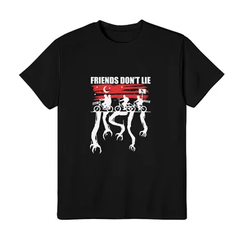 Stranger Şeyler Arkadaşlar yok Yalan Cosplay T-shirt Erkek Kadın Rahat Yaz 3D Baskı kısa kollu t-shirt Gömlek