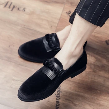 Tasarımcı Loafer'lar Erkek loafer ayakkabılar Lüks Deri Katır Erkekler Rahat Moda Eğitmenler erkek Oxford Ayakkabı Yaz Sneakers