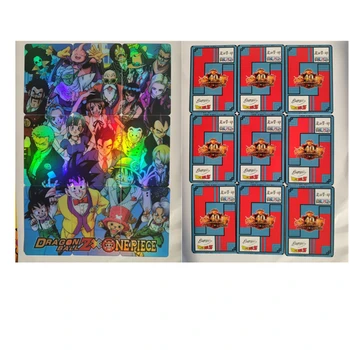 Tek parça dragon topu animasyon serisi bağlantı butik nadir dokuz renk flash kart koleksiyonu kart koleksiyonu oyuncak hediye kartı