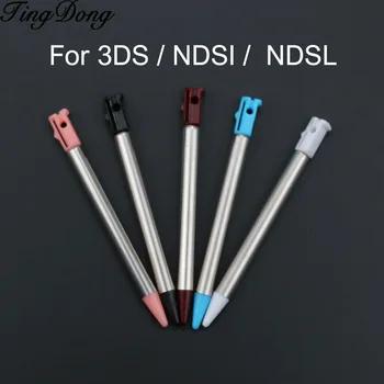TingDong 1 adet Geri Çekilebilir Metal 7-12cm Uzunluk Dokunmatik Ekran Stylus kalem Seti Nintendo NDSİ NDSL İçin 3DS Oyun Aksesuarı