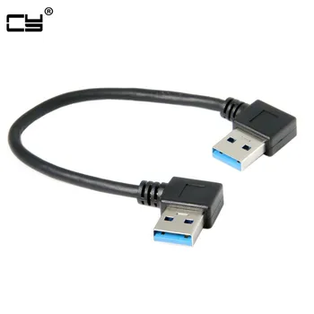 USB 3.0 Tip-A 90 Derece Dik Açılı Sabit Disk Bilgisayar için Dik Açılı Veri Kablosu