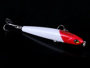 Yeni 1 adet Sert Kalem Balıkçılık Cazibesi Crankbait Gerçekçi 3D Gözler Pesca Balıkçılık Takımları 7.5 cm 8.7 g Swimbait Balıkçılık Wobblers