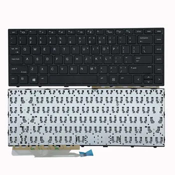 Yeni ABD dizüstü Klavye HP Probook 430 G3 430 G4 440 G3 440 G4 445 G3 640 G2 645 G2 İngilizce siyah Klavye ile çerçeve