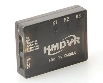 Yeni Mini DVR Kaydedici HMDVR FPV Uçağı için Video Ses Kaydedici Mini Quadcopter için QAV250 QAV210