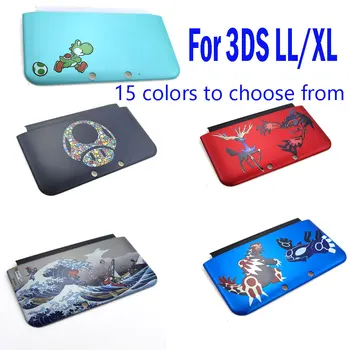 YENİ DIY 15 Renkler Konsol Durumda Konut Nintendo 3DS LL / XL Konsol Durumda Konut