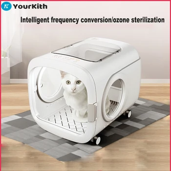 YourKith Köpek Kurutma Makinesi Bakım Ve Bakım evcil hayvan kurutma makinesi Kutusu Otomatik Akıllı Köpek Kedi Saç Üfleme Makinesi Ev Sessiz Pet Kurutma Kutusu