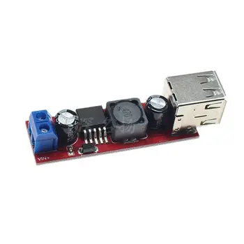 Çift USB çıkışı 9 V/12 V / 24 V / 36 V için 5VDC-DC araç şarj 3A adım-aşağı gerilim stabilize güç kaynağı modülü