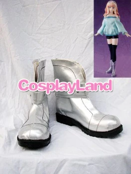 Özelleştirmek Çizmeler Macorss Frontier Cosplay Sheryl Nome Kısa Coplay Ayakkabı Cosplay Kostüm Anime parti ayakkabıları