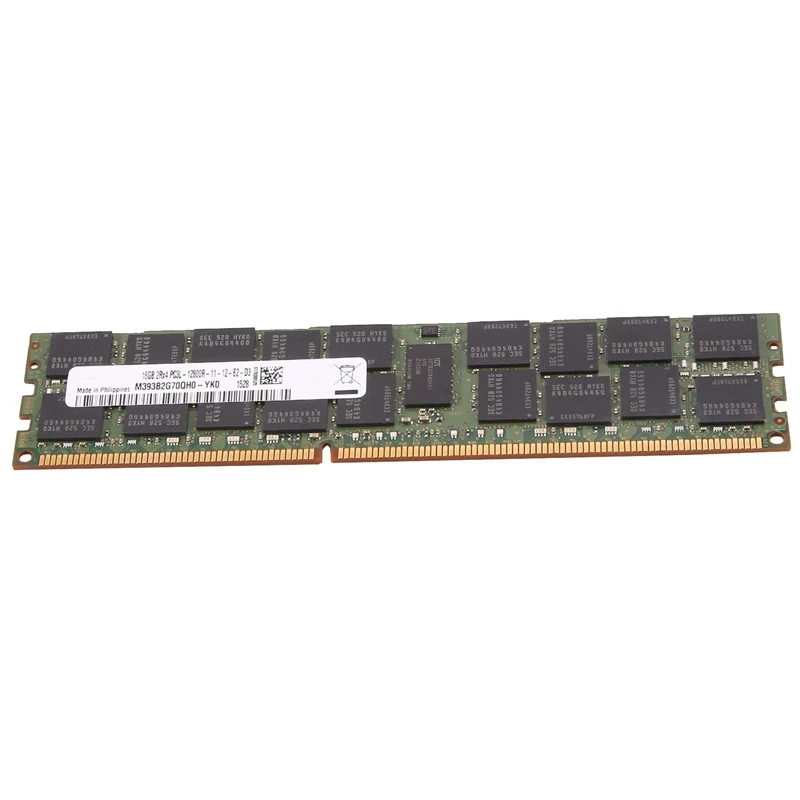 16 GB DDR3 1600 MHz RECC Ram + soğutma yeleği PC3-12800 Bellek 240Pin 2RX4 1.35 V REG ECC ram bellek İçin X79 X58 Anakart Görüntü 1
