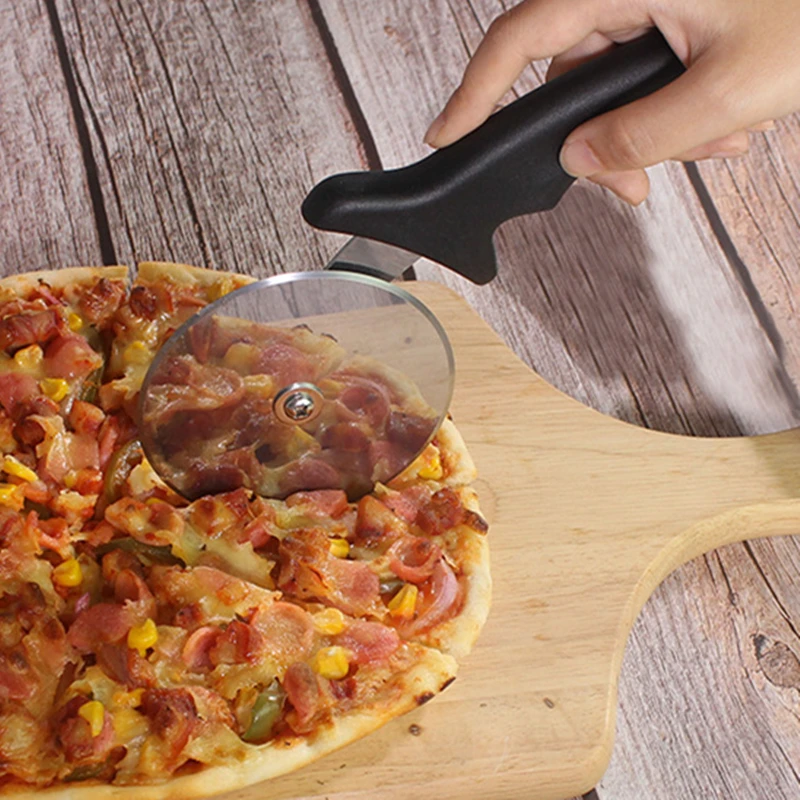 2 Adet Paslanmaz Çelik pizza bıçağı Kürek Seti Kek Spatula Hamur Kesici Pasta Makarna Pişirme Araçları Pasta Eşyaları Mutfak Aksesuarları Görüntü 1