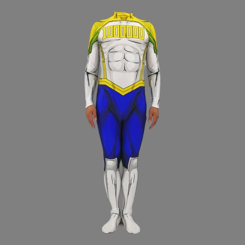 Boku hiçbir Kahraman Akademi Lemillion Mirio Togata Cosplay Kostüm 3D Baskı bnha Tüm Olabilir Benim Kahraman Akademi Erkek Erkek Erkek Likra Takım Elbise Görüntü 2