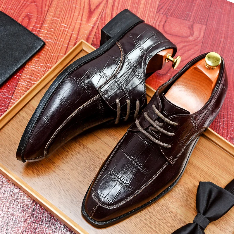 BONA 2023 Yeni Tasarımcılar Orijinal deri ayakkabı Erkekler Moda Şık sosyal ayakkabı Adam İş Lüks Marka Elbise Ayakkabı Mansculino Görüntü 1