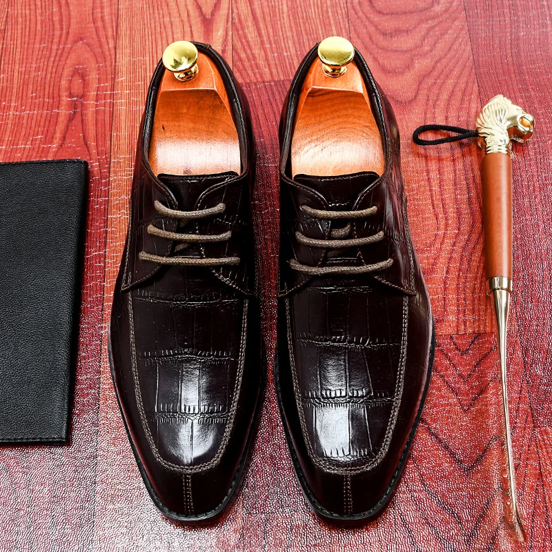 BONA 2023 Yeni Tasarımcılar Orijinal deri ayakkabı Erkekler Moda Şık sosyal ayakkabı Adam İş Lüks Marka Elbise Ayakkabı Mansculino Görüntü 2