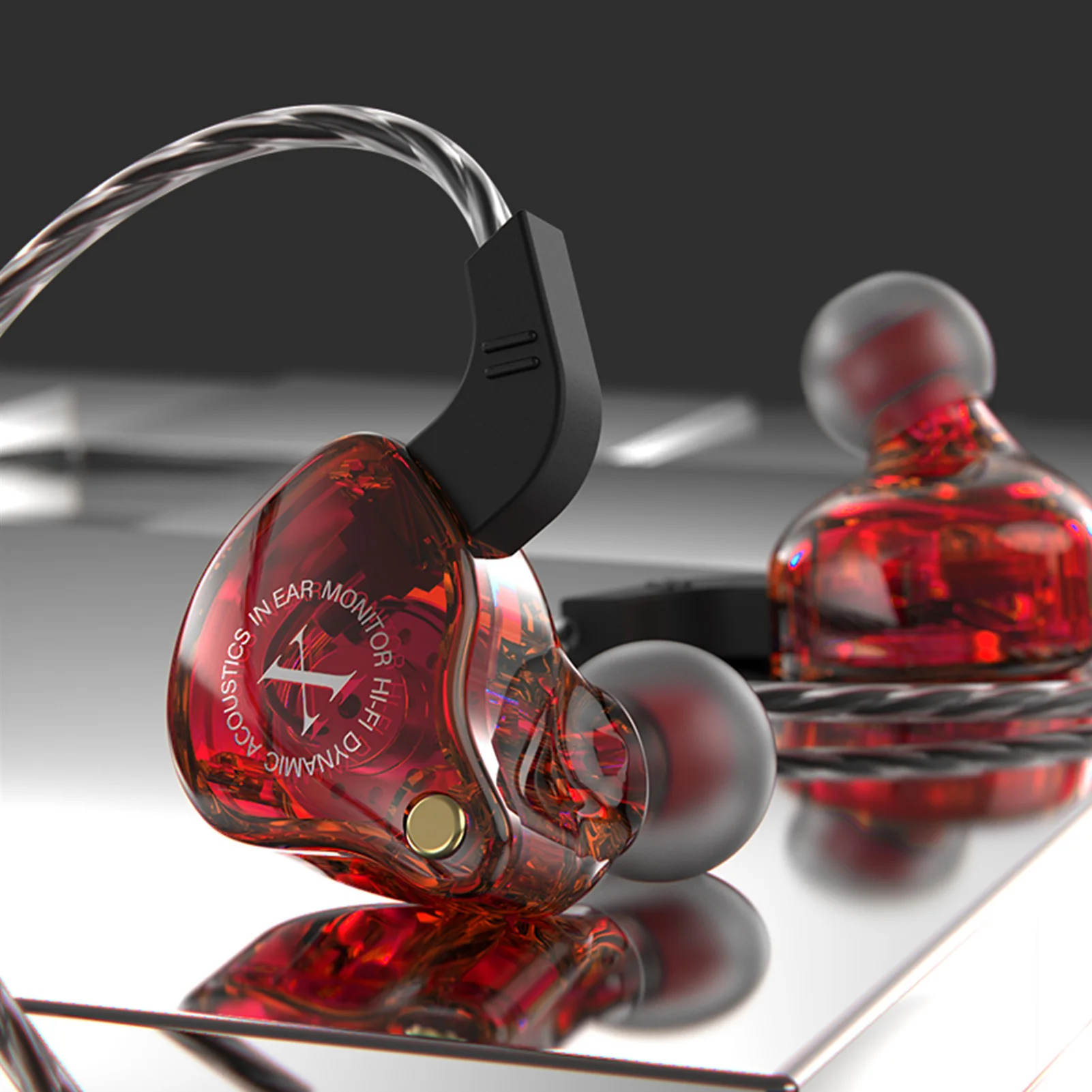 Kulak İçi Kulaklıklar Kulak İçi Kulaklıklar IPX7 Su Geçirmez Kablolu kulak içi kulaklıklar Şarkıcılar Davulcular Müzisyenler Görüntü 4