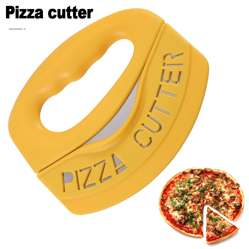 Pizza Kesici Döner Bıçak Paslanmaz Çelik Rulo Kesici pizza bıçağı Çerez Kek Rulo Tekerlek Makas Mutfak Kesme Aleti Görüntü 0