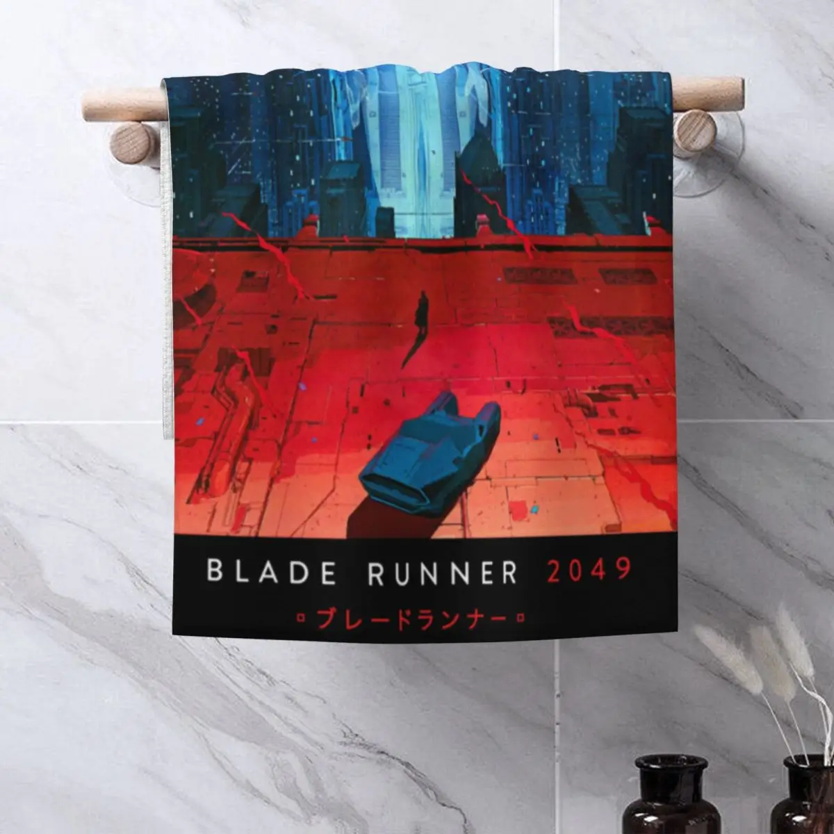 Retro Film Blade Runner 2049 Havlu Pamuk Film Plaj Havuzu banyo havluları Görüntü 3