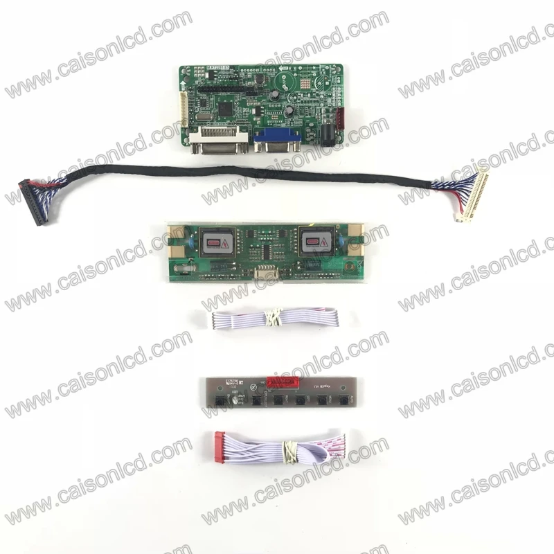 RT2281 LCD denetleyici kurulu destek DVI VGA için 19 inç LCD panel 1280X1024 4 lamba LM190E08-TLL1 M190EG01 V0 V2 V3 LTM190E4-L02 Görüntü 0
