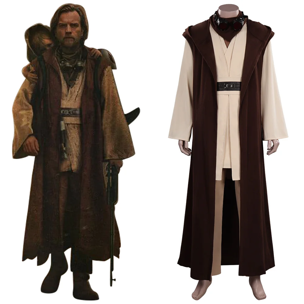 Savaşları TV Serisi Obi-Wan Kenobi Cosplay Kostüm Kıyafetler Cadılar Bayramı Karnaval Noel Takım Elbise Yetişkin Erkekler İçin Hediyeler Görüntü 0