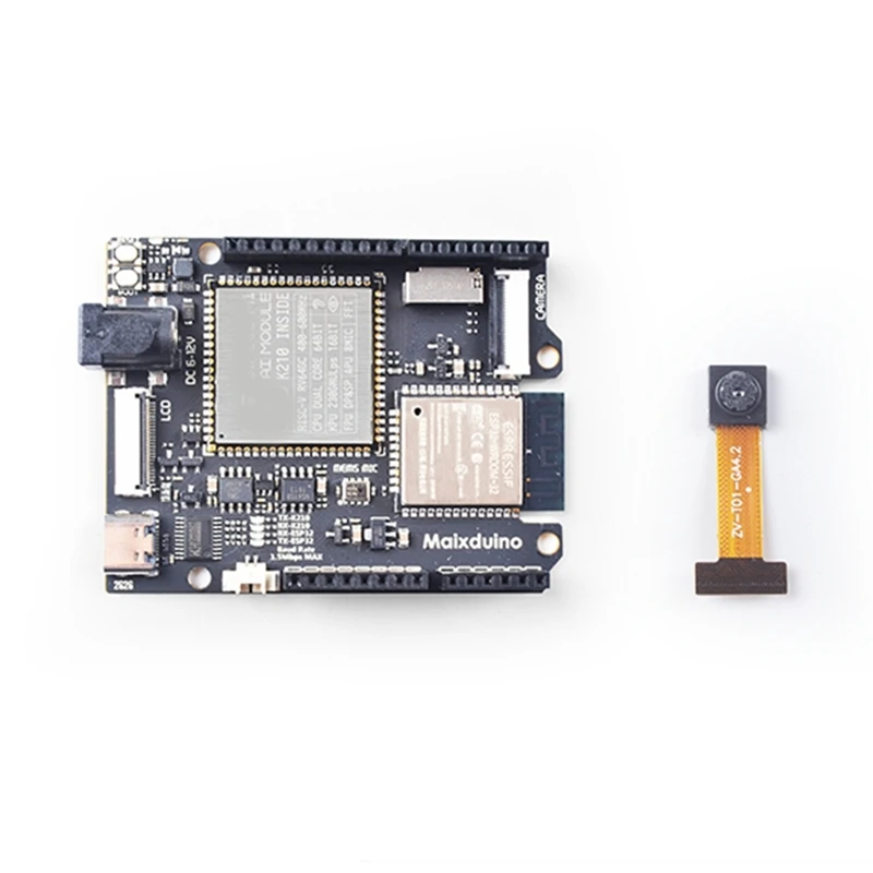 Sipeed Maxi Arduino Geliştirme Kurulu PCB RISC-V AI ÇOK ESP32 Modülü İle Kamera + 2.4 İnç Ekran + Mikrofon Dizisi + TF Kart Görüntü 5