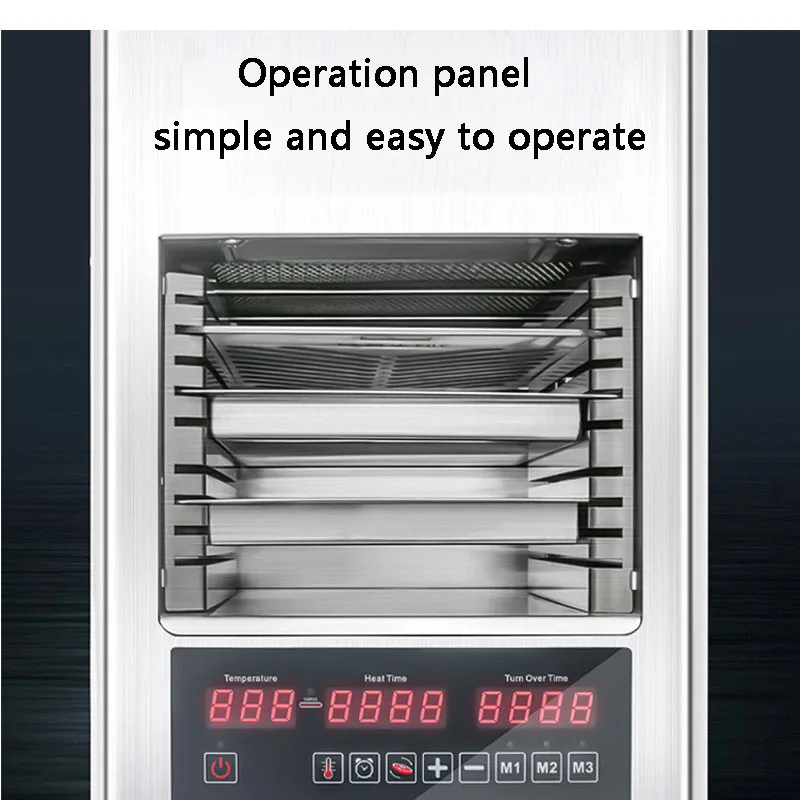 Ticari Fırın Çok Fonksiyonlu Tezgah Elektrikli pişirme makinesi Ev Tost Makinesi Pizza Konveksiyon Pişirme Tost Makinesi Görüntü 5