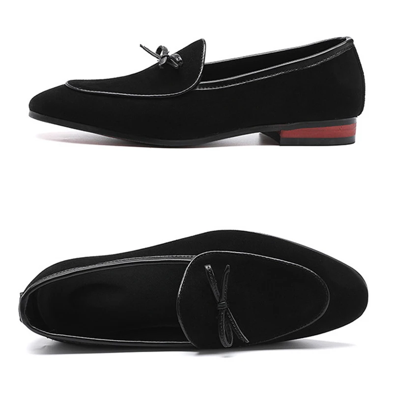 Yeni Varış 2022 Resmi Ayakkabı Erkekler Elbise Loafer'lar Glitter Kuaför italyan Ayakkabı Erkekler Düğün Ayakkabı Erkekler Zarif Erkek Ayakkabi Buty Görüntü 3