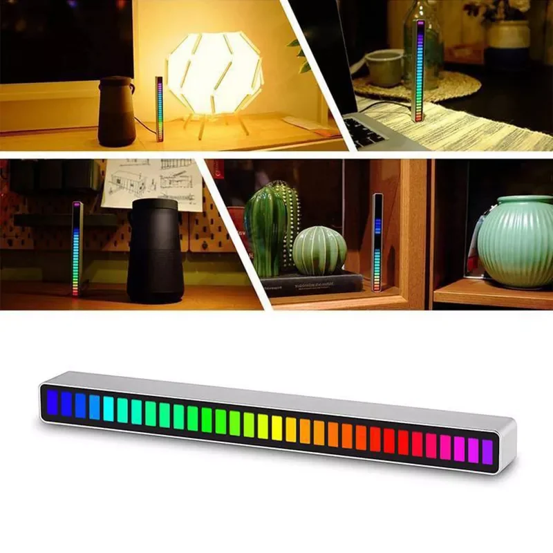 Ücretsiz kargo gece lambası RGB senfoni masa lambası uzaktan kumanda senfoni nota ışık araba masaüstü gece lambası ev Ba Görüntü 2
