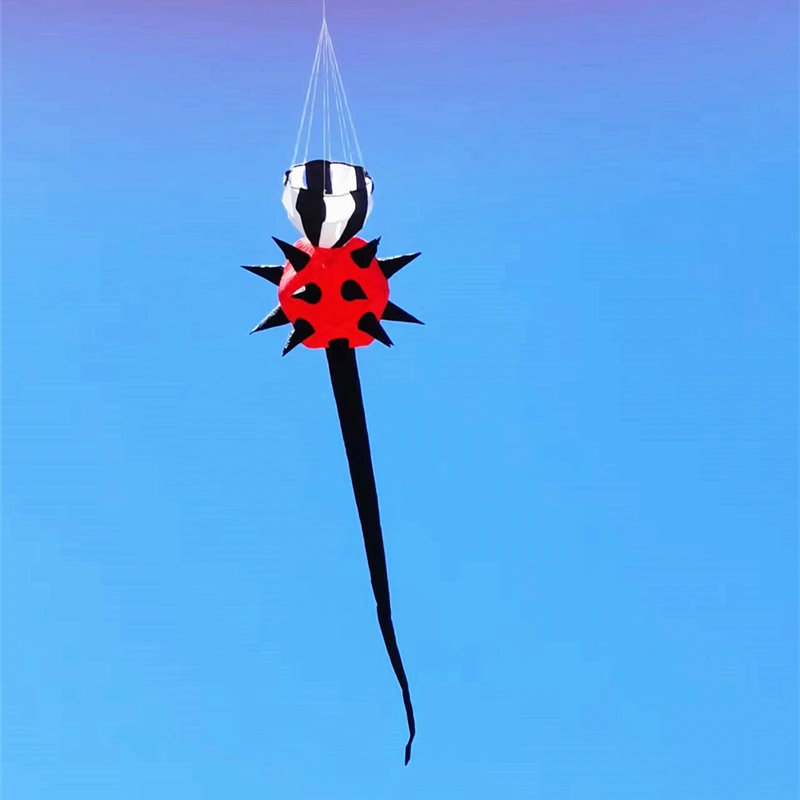Ücretsiz kargo Prick topları windsock uçurtma uçan oyuncaklar çocuklar için uçurtmalar naylon gökkuşağı uçurtmalar balık uçurtma dacron süslemeleri wei uçurtma Görüntü 3